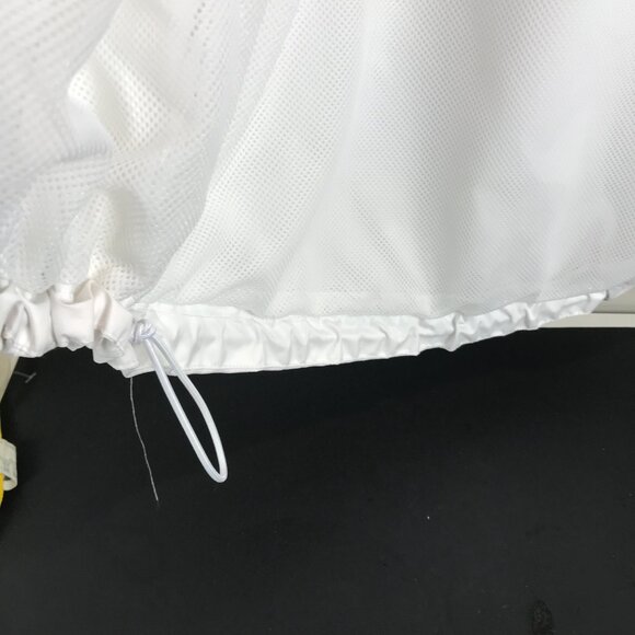 Adidas White Nylon/Polyester Jacket, Women's M - Picture 6 of 6